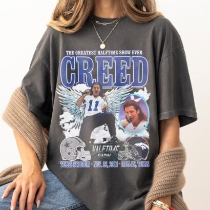 Creed 2024 Tour Shirt, The Greatest Halftime Show Ever Creed Shirt