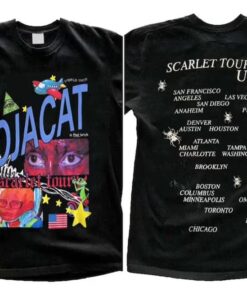 Doja Cat The Scarlet Tour 2023 2 Sides T-Shirt