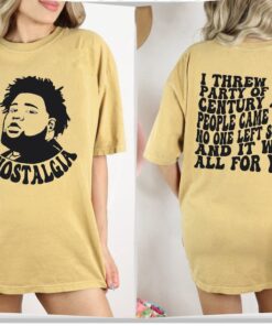 2 Side Rod Wave Nostalgia Tour 2023 Shirt, Rod Wave Rap 90s Bootleg Tee shirt, Gift For Fans, Nostalgia Tour 2023 Shirt, Vintage Rod Wave