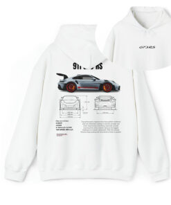 The Porsche 911 GT3 RS White Hoodie