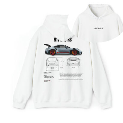 The Porsche 911 GT3 RS White Hoodie