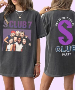 Retro Vintage S Club 7 T-Shirt 2023 UK Tour Shirt,Adults & Kids 90's Pop Music Fan T-Shirt, Top Tour T-shirt