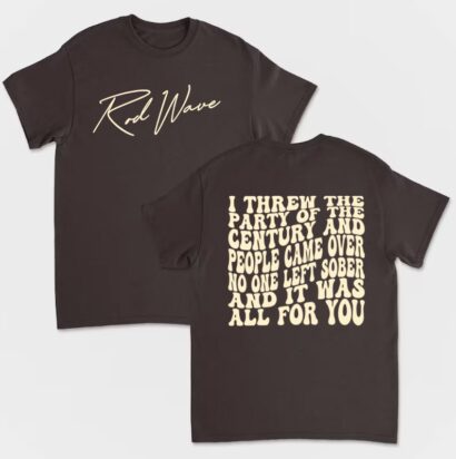 Rod Lyric 2 side, Wave Country music Nostalgia Tour 2023, Rod Tracklist shirt,Wave Graphic shirt, Wave shirt