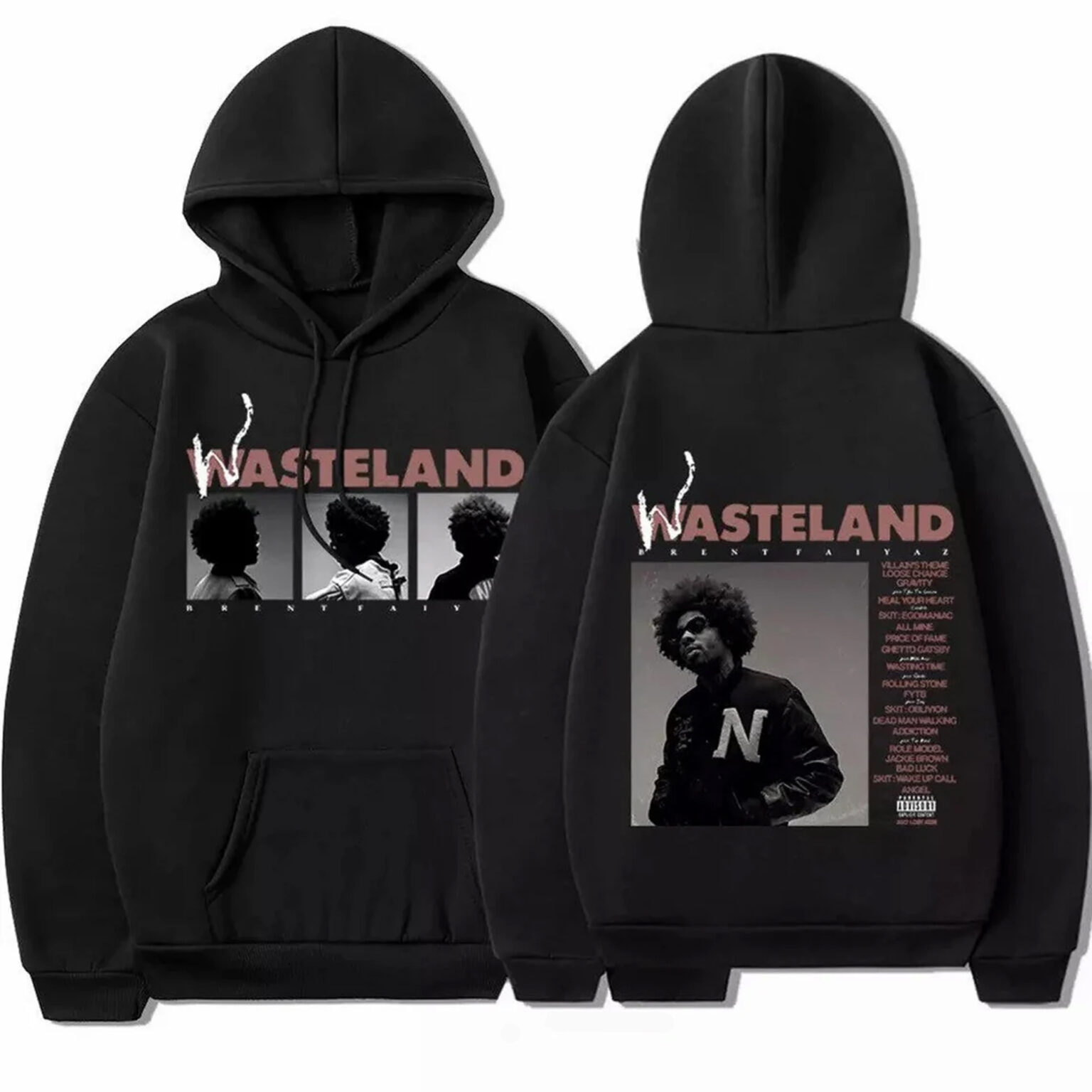 Brent Faiyaz Tshirt, Wasteland Hoodie, Brent Faiyaz Wasteland Hoodie