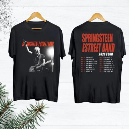 Bruce Springsteen And E Street 2024 Tour Shirt, Bruce Springsteen T-Shirt