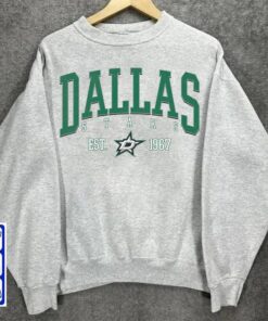 Dallas Stars Sweatshirt, Dallas Sports Shirt