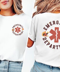 Emergency Department Shirt, ER Thanksgiving Shirt, Thankful ER Nurse Tshirt, ER Nurse Shirt