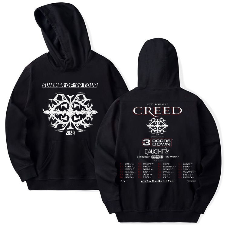 Creed Summer Of 99 Tour 2024 Shirt, Creed With Daughtry And 3 Doors