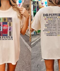 DR.PEPPER Cans Eras Tour inspired T-sirt, Dr. Pepper Inspired Dr.pepper cans vintage dr.pepper cans