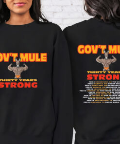 Gov't Mule The 30 Years Strong Tour 2024 Shirt, Gov't Mule Band Fan, Gov't Mule 2024 Concert T-Shirt