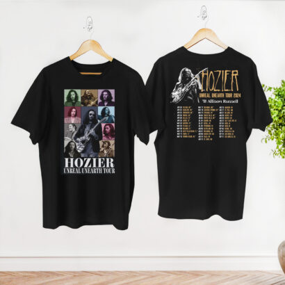 Hozier 2024 Tour Vintage Shirt, Hozier Unreal Unearth Tour 2024 Shirt, Hozier Tour Merch, Hozier Unreal Unearth Album, Hozier Fan Gift Shirt