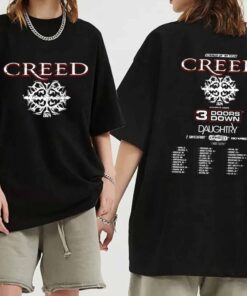 Creed 2024 Tour Summer of 99 Tour Shirt, Creed Band Fan Shirt, Creed 2024 Concert Shirt