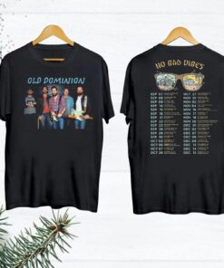 Old Dominion No Bad Vibes Tour 2023 Vintage Cotton Concert Shirt Perfect for True Fans, Old Dominion Tour 2023 Merch, Old Dominion Shirt