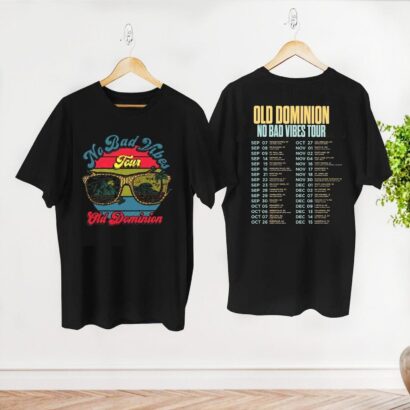 Embrace the Good Vibes No Bad Vibes Tour 2023 Old Dominion Shirt, Old Dominion Tour 2023 Merch, Old Dominion Shirt