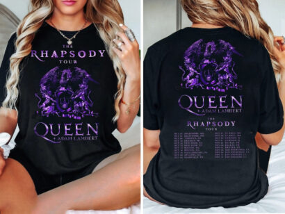 Queen Adam Lambert The Rhapsody Tour 2023 T-Shirt, Queen Rock band Tour 2023, Queen Band T-Shirt, Adam Lambert Tour 2023 Shirt