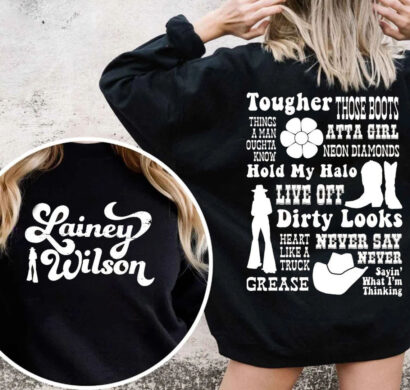 Lainey Wilson Shirt, Lainey Wilson Song Lyrics, Lainey Wilson Cute Country Music Shirt, Lainey Wilson Country Concert Shirt