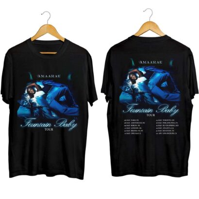 Amaarae Fountain Baby Tour 2024 Shirt, Amaarae Fan Shirt, Amaarae 2024 Concert Shirt, Fountain Baby Concert Shirt