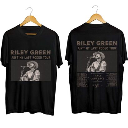 Riley Green Ain't My Last Rodeo Tour 2024 Shirt, Riley Green Fan Shirt, Riley Green 2024 Concert Shirt, Riley Green Country Music Shirt