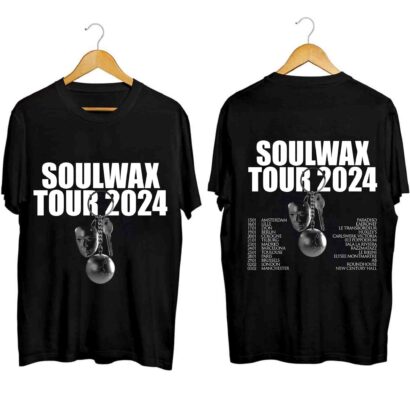 Soulwax Tour 2024 Shirt, Soulwax Band Fan Shirt, Soulwax 202 Concert Shirt, Soulwax Shirt For Fan Gift