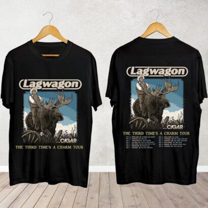 Lagwagon The Third Time's A Charm Tour Shirt, Lagwagon Band Fan Shirt, Lagwagon 2023 Concert Shirt, The Third Time's A Charm Concert Shirt