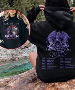 Queen Adam Lambert Music Shirt, Queen Adam Lambert Rhapsody Tour 2023 Rock Concert Shirt