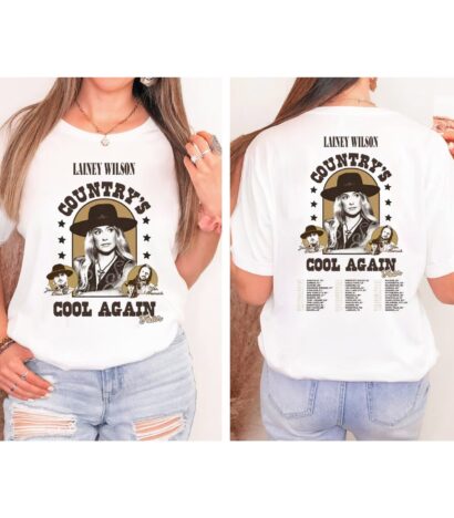 Lainey Wilson Country's Cool Again Tour 2024 Shirt, Lainey Wilson Country Music Shirt, Country's Cool Again Tour Shirt