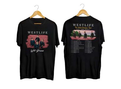 Westlife Music Band Shirt, The Wild Dreams Tour 2023 2024 Shirt, Gift Shirt For Friend And Family, World Music Tour 2024 Shirt