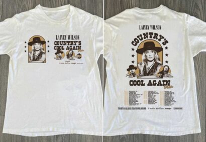 Lainey Wilson Country’s Cool Again Tour 2024 Shirt, Lainey Wilson Fan Shirt, Lainey Wilson Country Music Shirt, Country’s Cool Again Tour