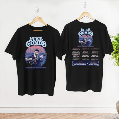 Luke Combs Growing Up and Getting Old 2024 Tour T-Shirt, Luke Combs Merch, Country Music Shirt, Luke Combs Fan Gift Shirt, Luke Combs Shirt