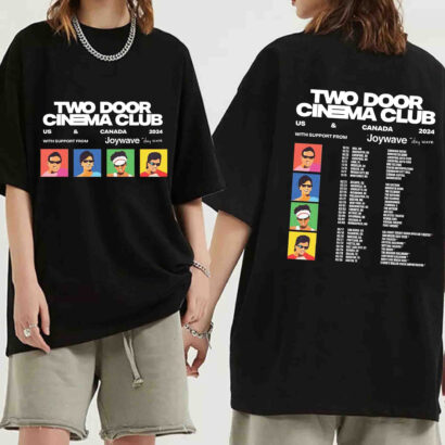 Two Door Cinema Club 2023 2024 Tour Shirt, Two Door Cinema Club Band Shirt, Two Door Cinema Club Concert Shirt