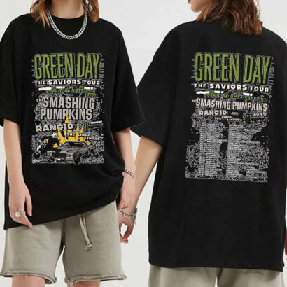 Green Day The Saviors Tour 2024 Shirt, Green Day Band Shirt, Green Day 2024 Concert Shirt