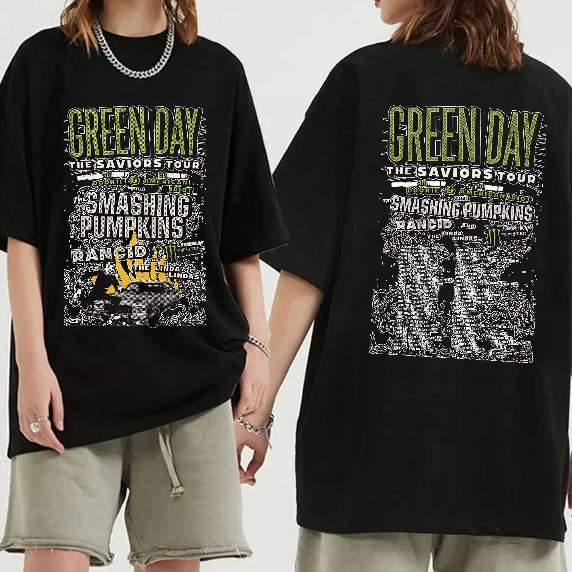 Green Day The Saviors Tour 2024 Shirt, Green Day Band Shirt, Green Day