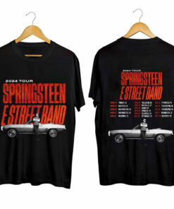 Bruce Springsteen 2024 tour shirt, Bruce Springsteen & The E Street Band Rescheduled US Tour 2024 Shirt