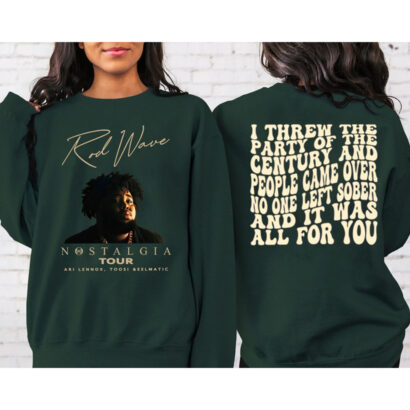 Rod Wave Nostalgia Tour 2023 Shirt, Beautiful Mind Tour, Rod Wave Merch shirt