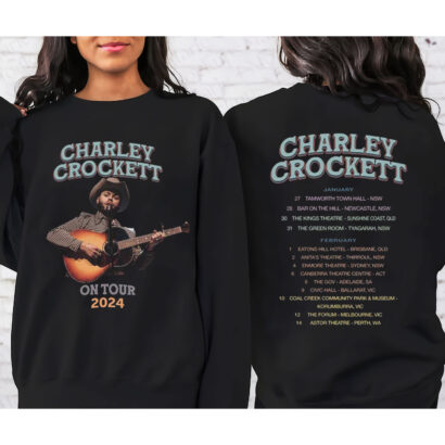 Charley Crockett 2024 Tour Shirt, Charley Crockett Shirt, Charley Crockett 2024 Concert Shirt