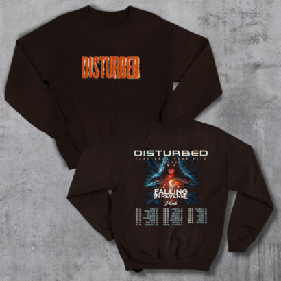 Disturbed tour 2024 shirt, Disturbed Take Back Your Life Tour Falling in Reverse 2024 Tour Shirt Sweatshirt, Disturbed tee