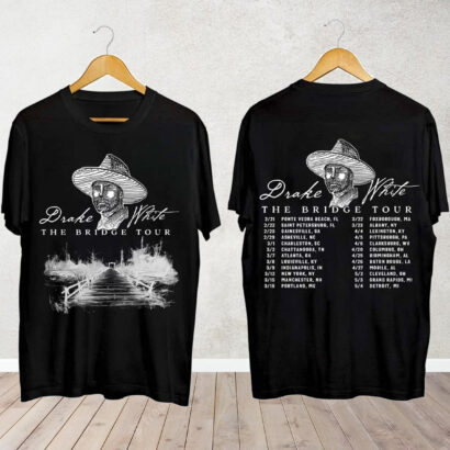 Drake White 2024 The Bridge Tour Shirt, Drake White Shirt, Drake White 2024 Concert Shirt