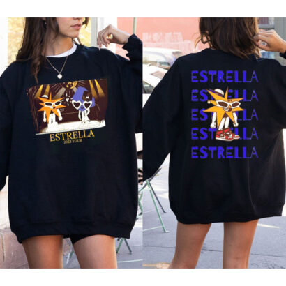 Mora Merch Estrella Album shirt, Estrella Tee Mora 2023 tour shirt Retro Cartoon, Song New Album Merchan