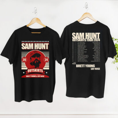 Sam Hunt 2024 Outskirts Tour Shirt, Sam Hunt 2024 Concert Merch, Sam Hunt Shirt