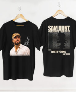 Sam Hunt Outskirts Tour 2024 Shirt, Sam Hunt 2024 Concert Merch, Sam Hunt Signatures Shirt