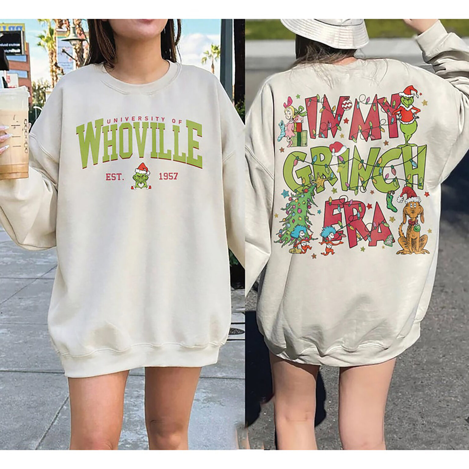 Whoville University Shirt, Grinch Christmas Shirt, In My Grinch Era Shirt, Grinch Christmas