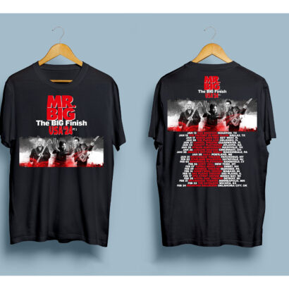 Mr. Big Finish Tour 2024 Shirt, Mr. Big tour 2024 shirt, Mr. Big Finish concert 2024 Shirt