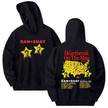 Dan and Shay tour 2024 shirt, Dan and Shay The Heartbreak On The Map Tour Shirt, Heartbreak On The Map Tour 2024