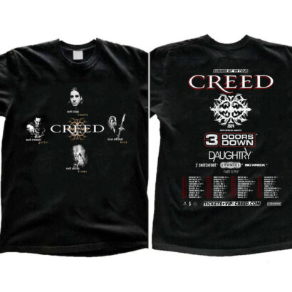 Creed 2024 Tour Summer of ’99 Tour Shirt, Creed Band Shirt, Creed 2024 Concert Shirt