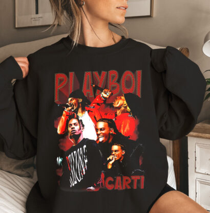 Retro Playboi Carti Shirt, Rapper Hiphop Playboi Carti, Playboi Carti Homage Shirt, Unisex Fashion Shirt Trends, Playboi Carti Vintage Shirt