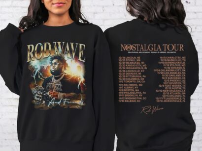 Rod Wave Tour 2023 Shirt, Rod Wave Nostalgia Concert Merch, Rod Wave Rapper Shirt, Tour 2023 T-Shirt