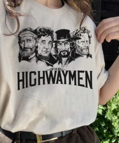 The Highwaymen Band Shirt, Highwaymen Band Vintage Shirt