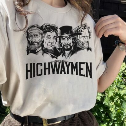 The Highwaymen Band Shirt, Highwaymen Band Vintage Shirt