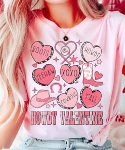 Howdy Valentine Shirt, Western Valentines Shirt, Cowgirl Valentines Shirt