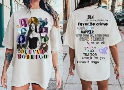 Olivia Rodrigo Guts Tour T-Shirt, Guts Tour Tee, Olivia Rodrigo Fan Merch